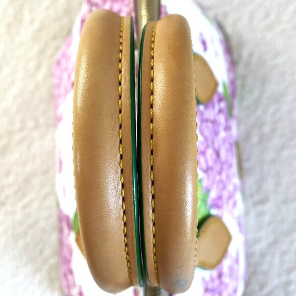 Dooney & Bourke Pink Hydrangea Satchel Bag - Picture 9 of 17